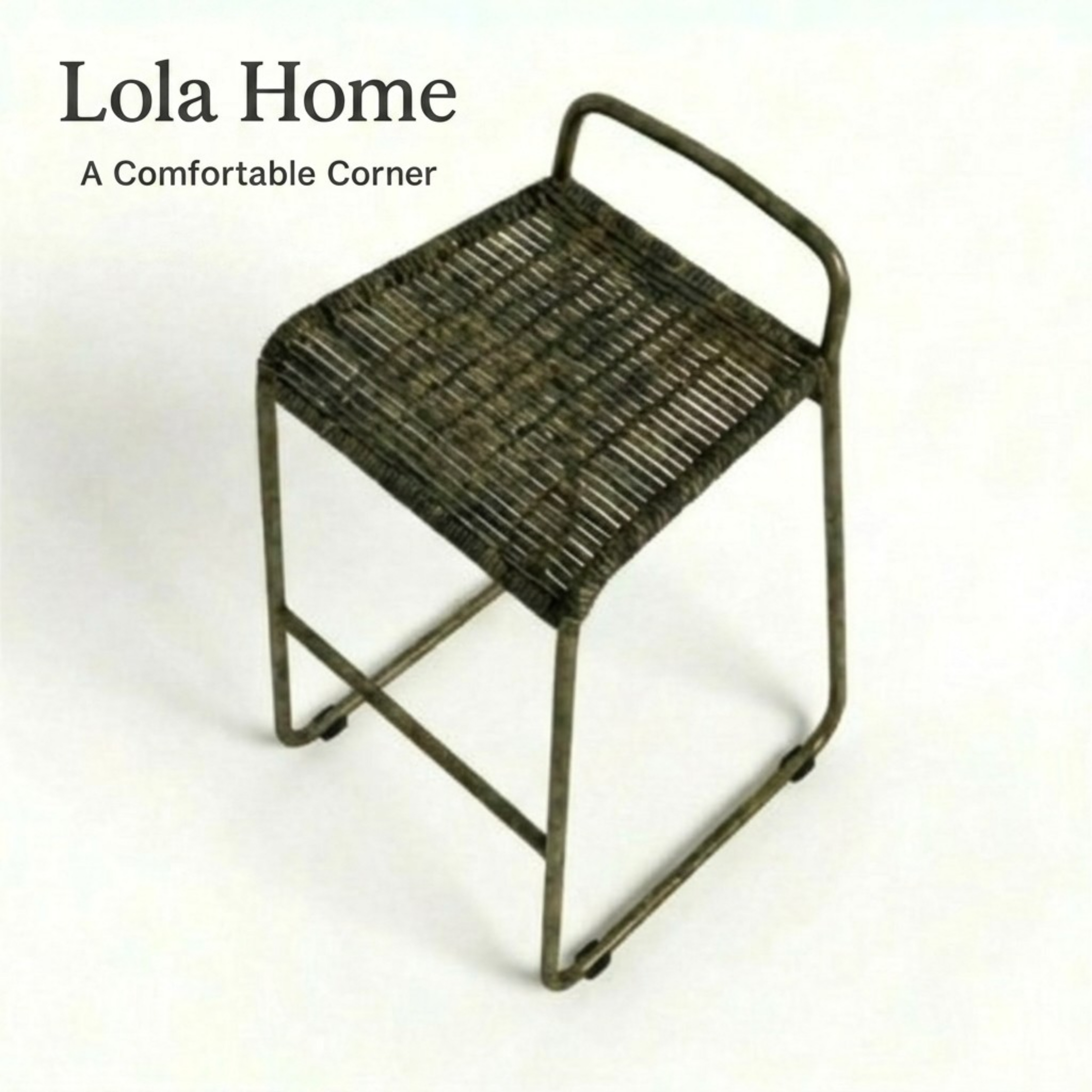 Outdoor metal tables and chairs