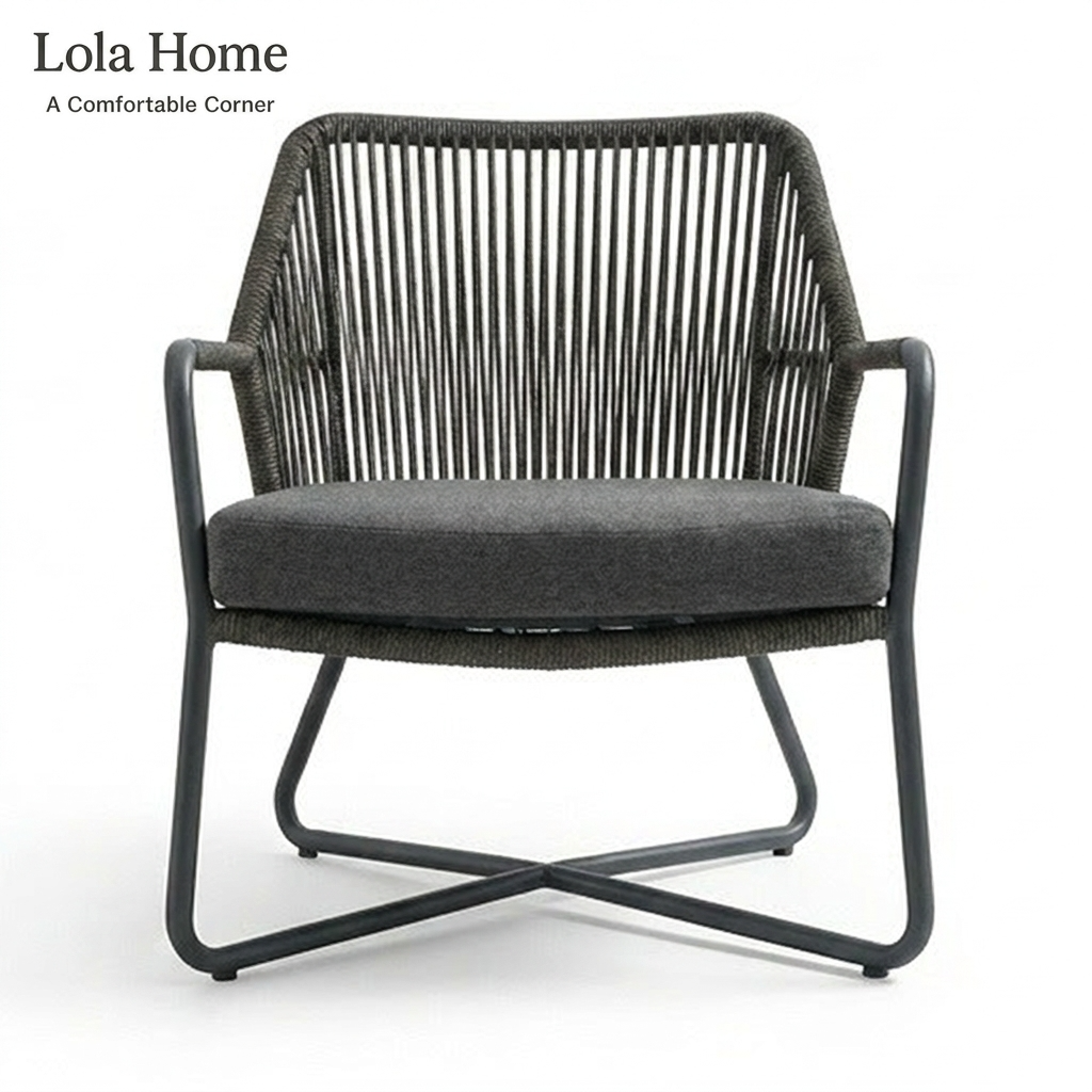 Outdoor leisure rattan chair