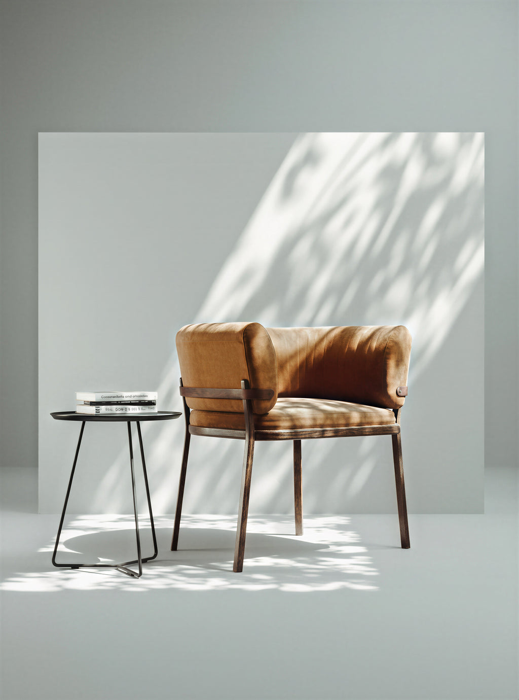 Nordic modern solid wood dining chairs