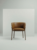 Nordic modern solid wood dining chairs